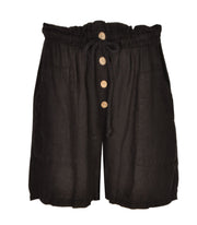100% Linen front pocket shorts