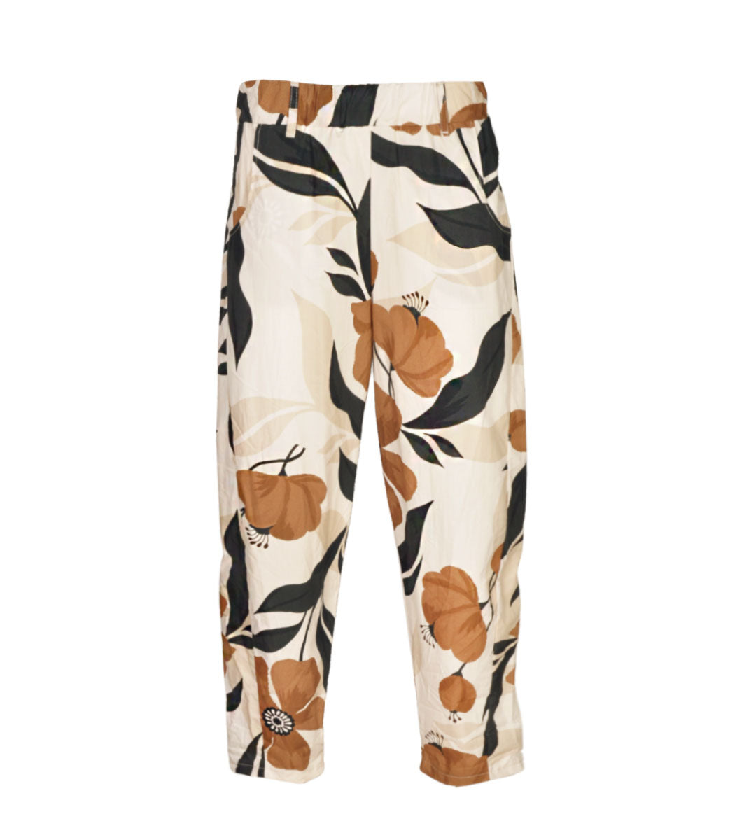 Poppy print pants