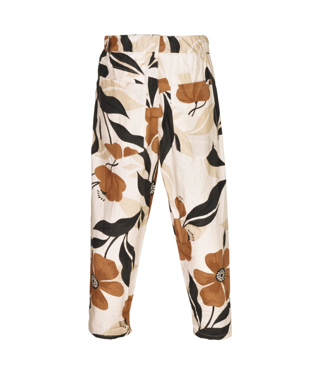 Poppy print pants