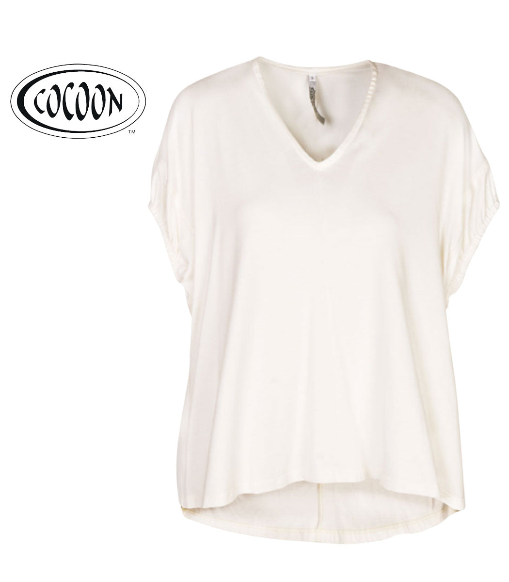 Cocoon Rosebud Primrose elastic sleeve top