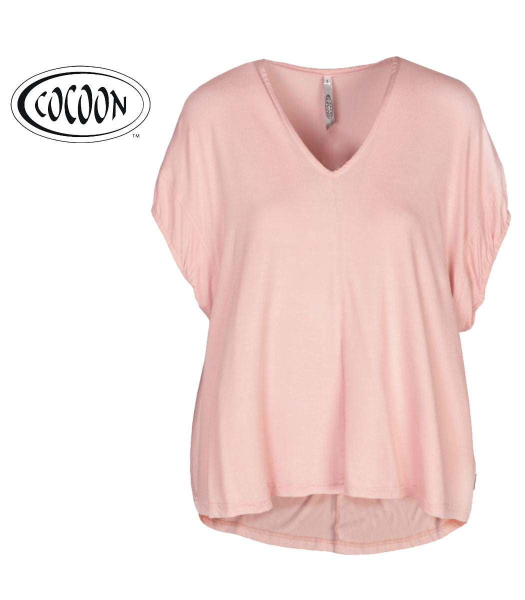 Cocoon Rosebud Primrose elastic sleeve top
