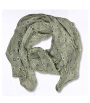 Alphabet print scarf