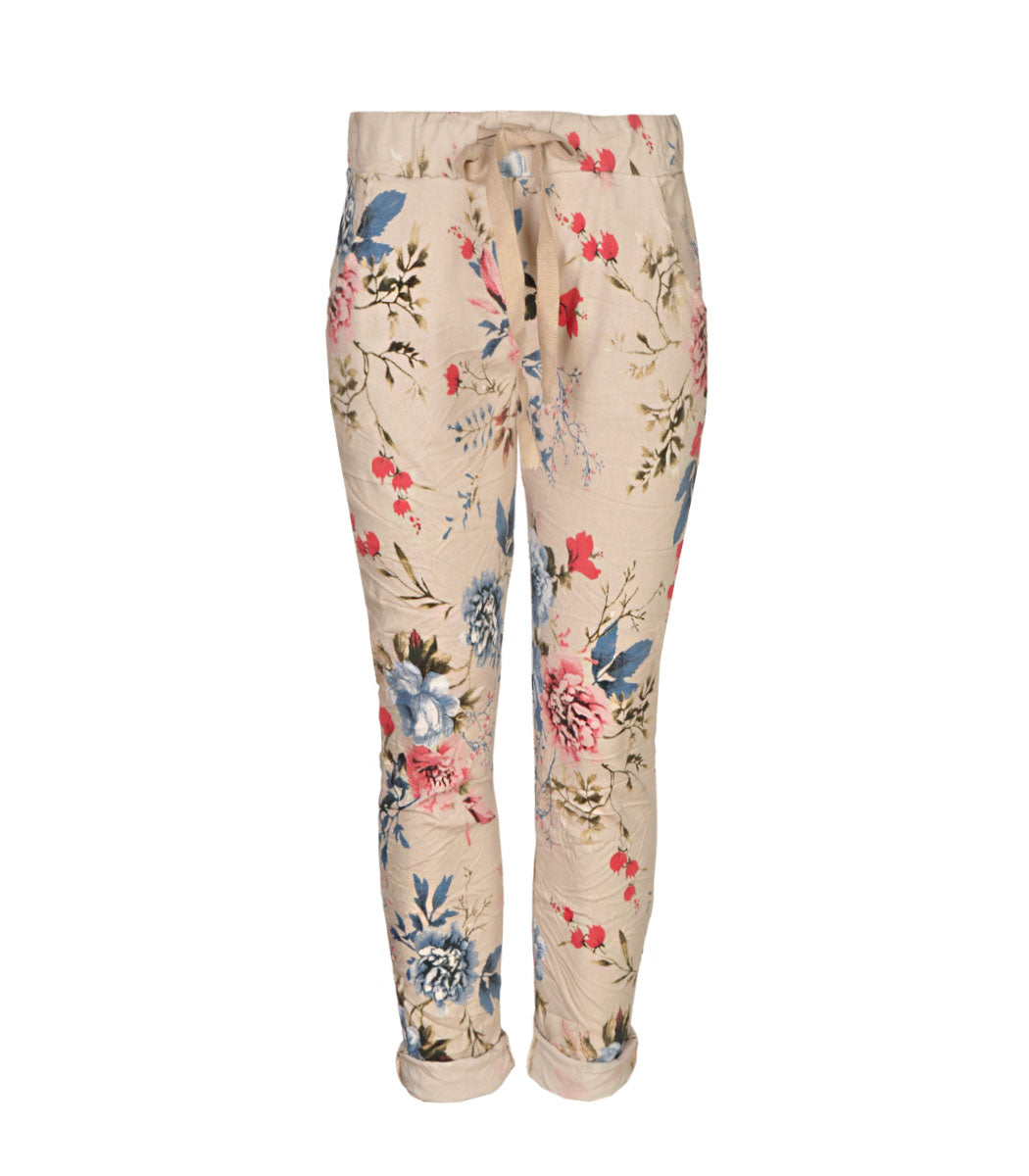 Wildflower print pants