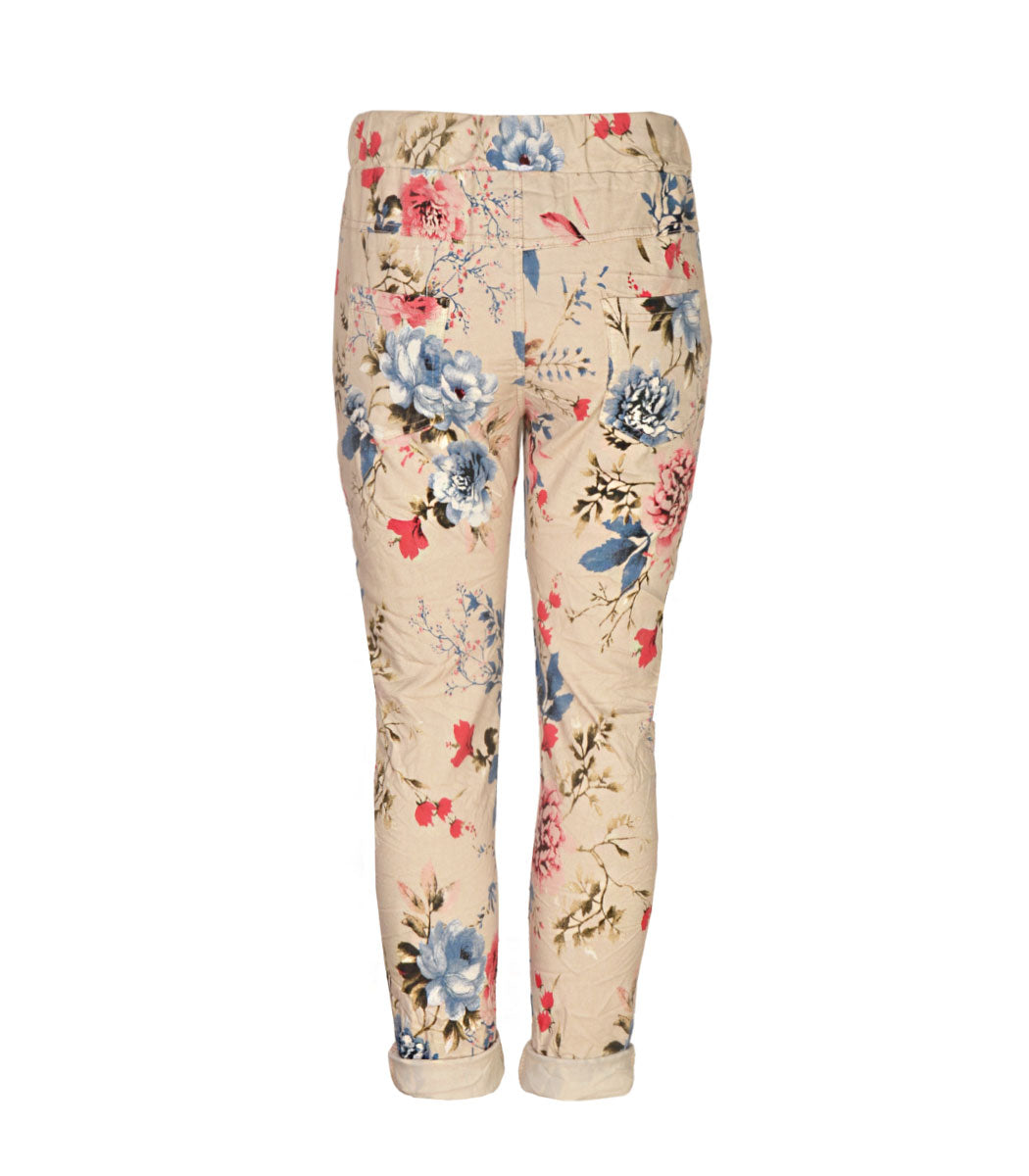 Wildflower print pants