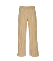Wide leg striped pants