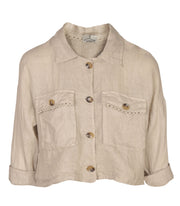 100% Linen pocket detail jacket