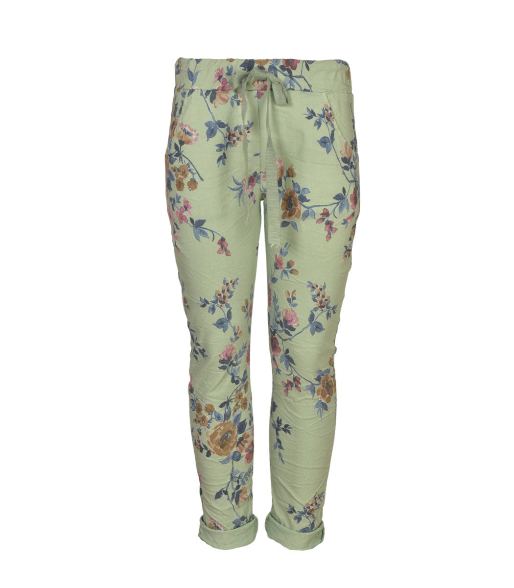 Floral print pants