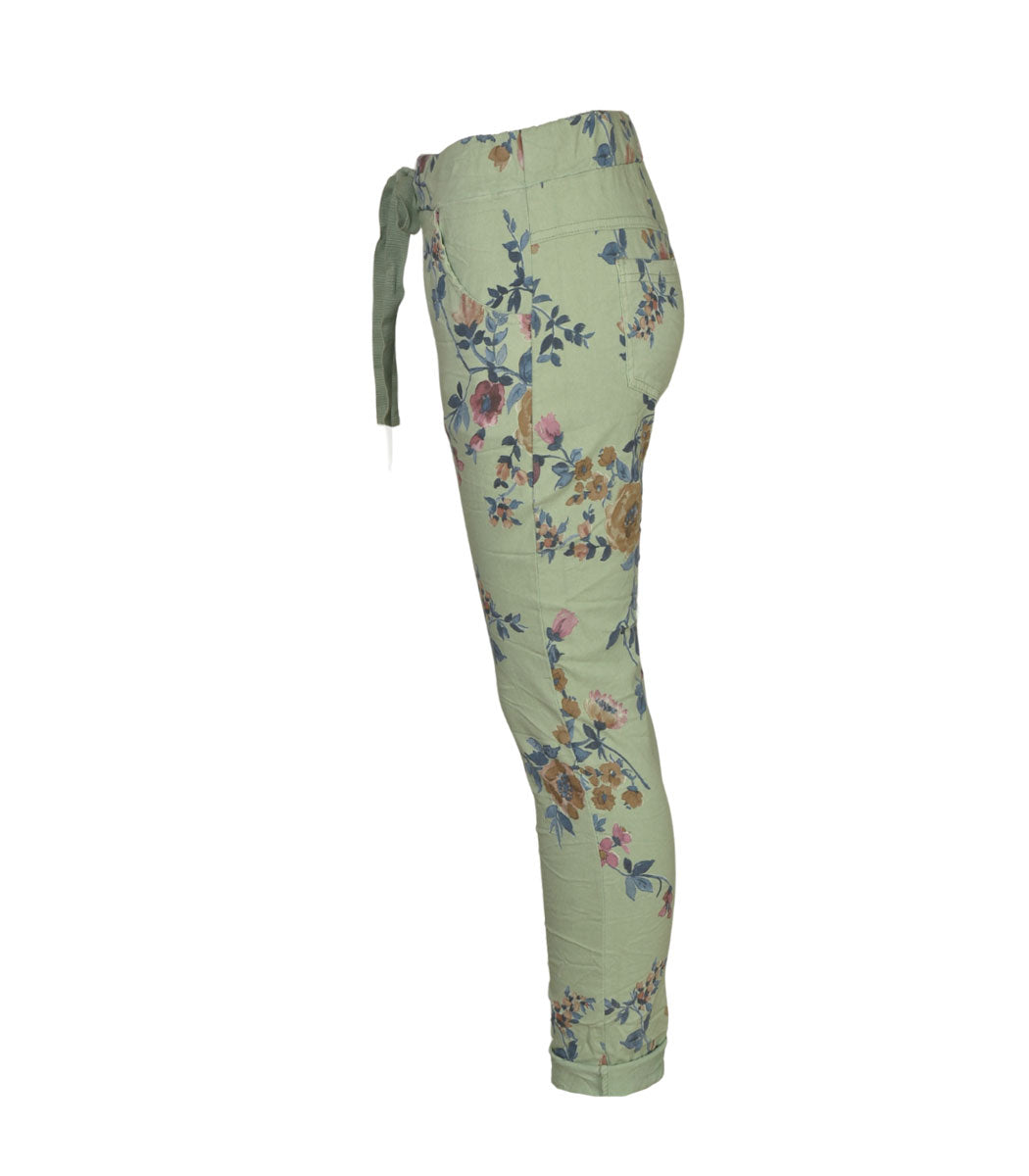 Floral print pants