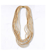 Stretchy multi string necklace
