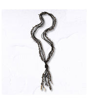 Beaded knot necklace
