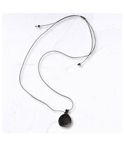 Wooden bottle pendant necklace