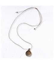 Wooden bottle pendant necklace