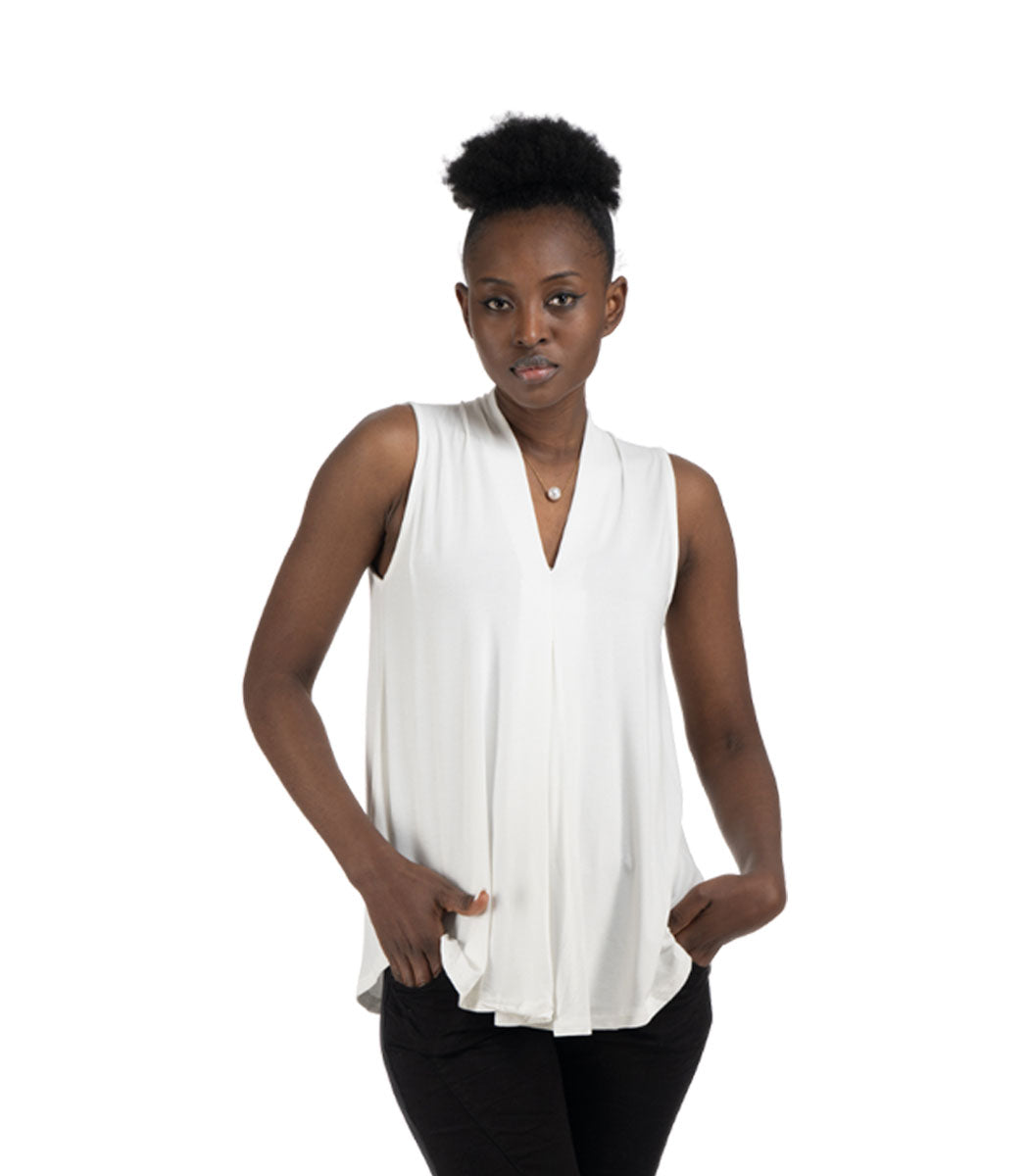 Pleated detail swing top