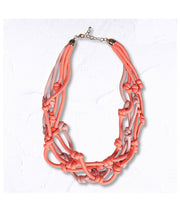 Multi rope knot necklace