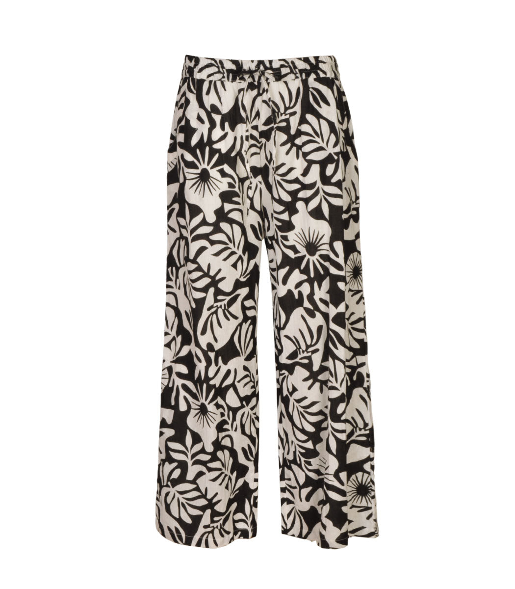 Matisse print linen pants