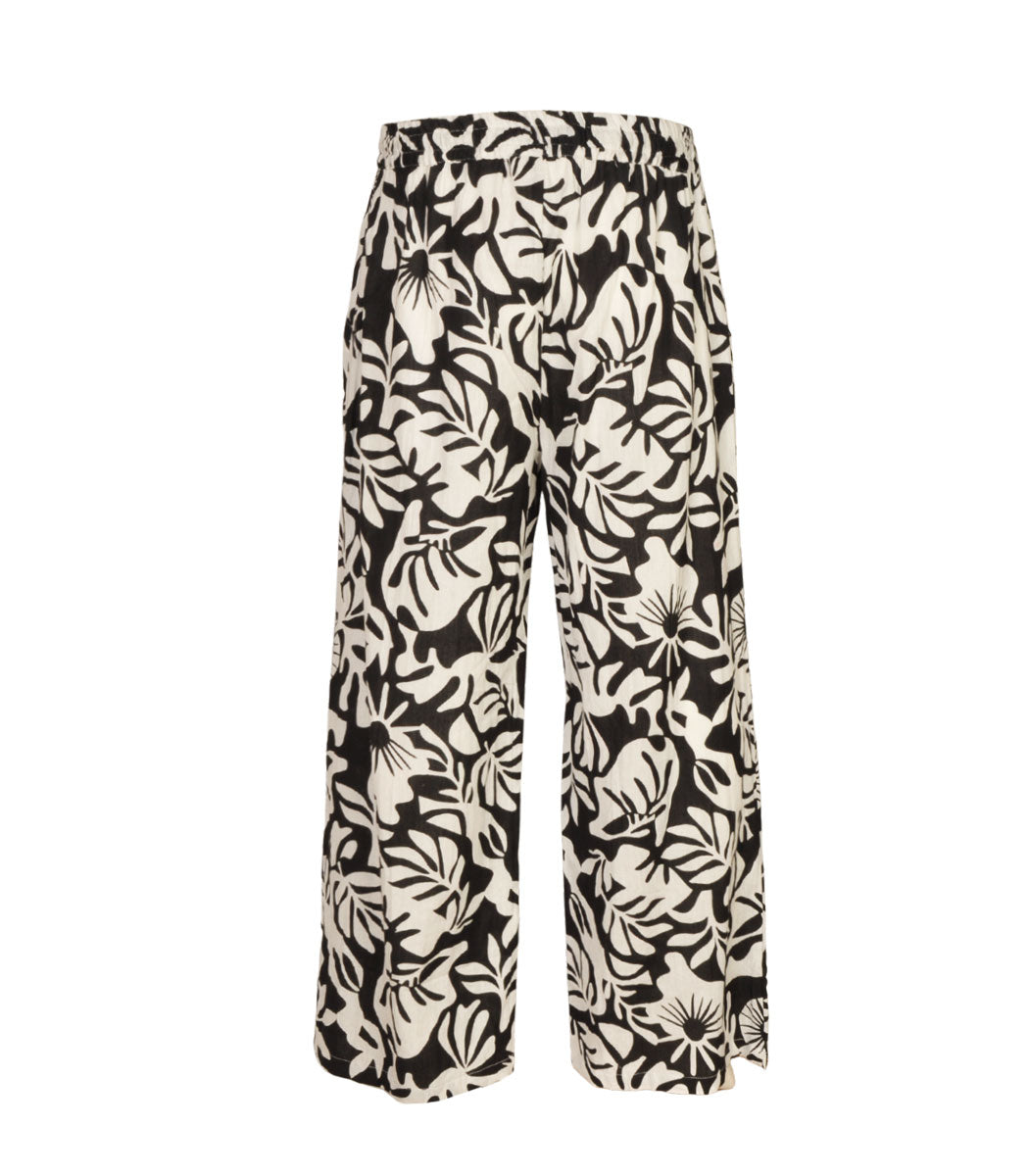 Matisse print linen pants