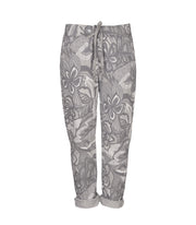 Botanical garden print pants