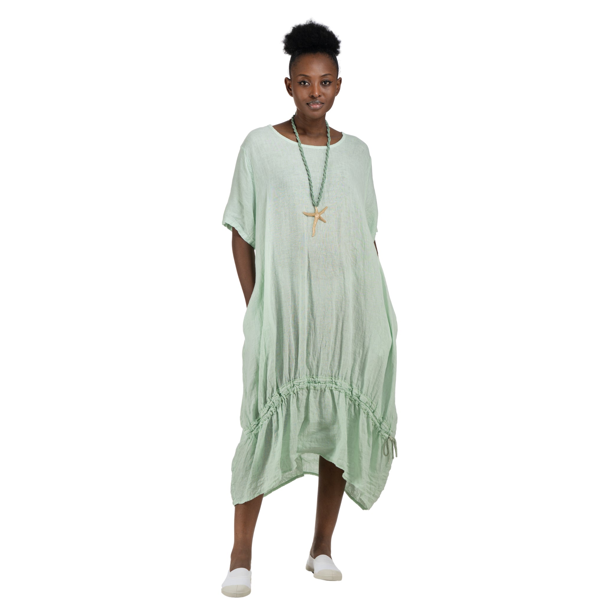 100% Linen maxi dress