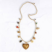 Multi ball long necklace