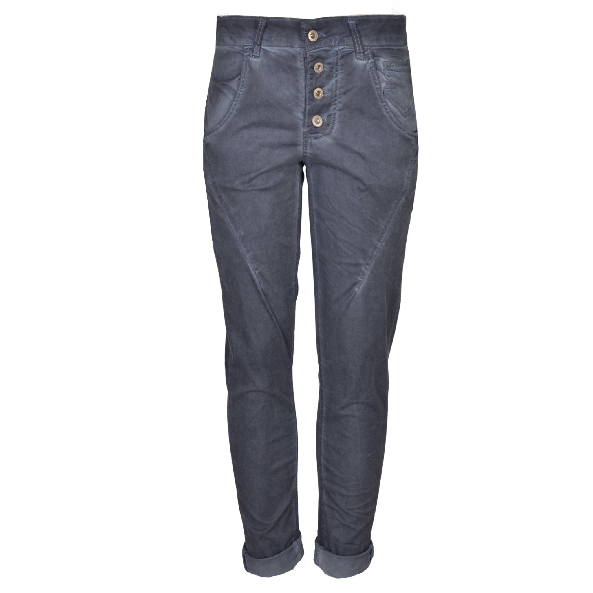 2-Textured overdyed pants