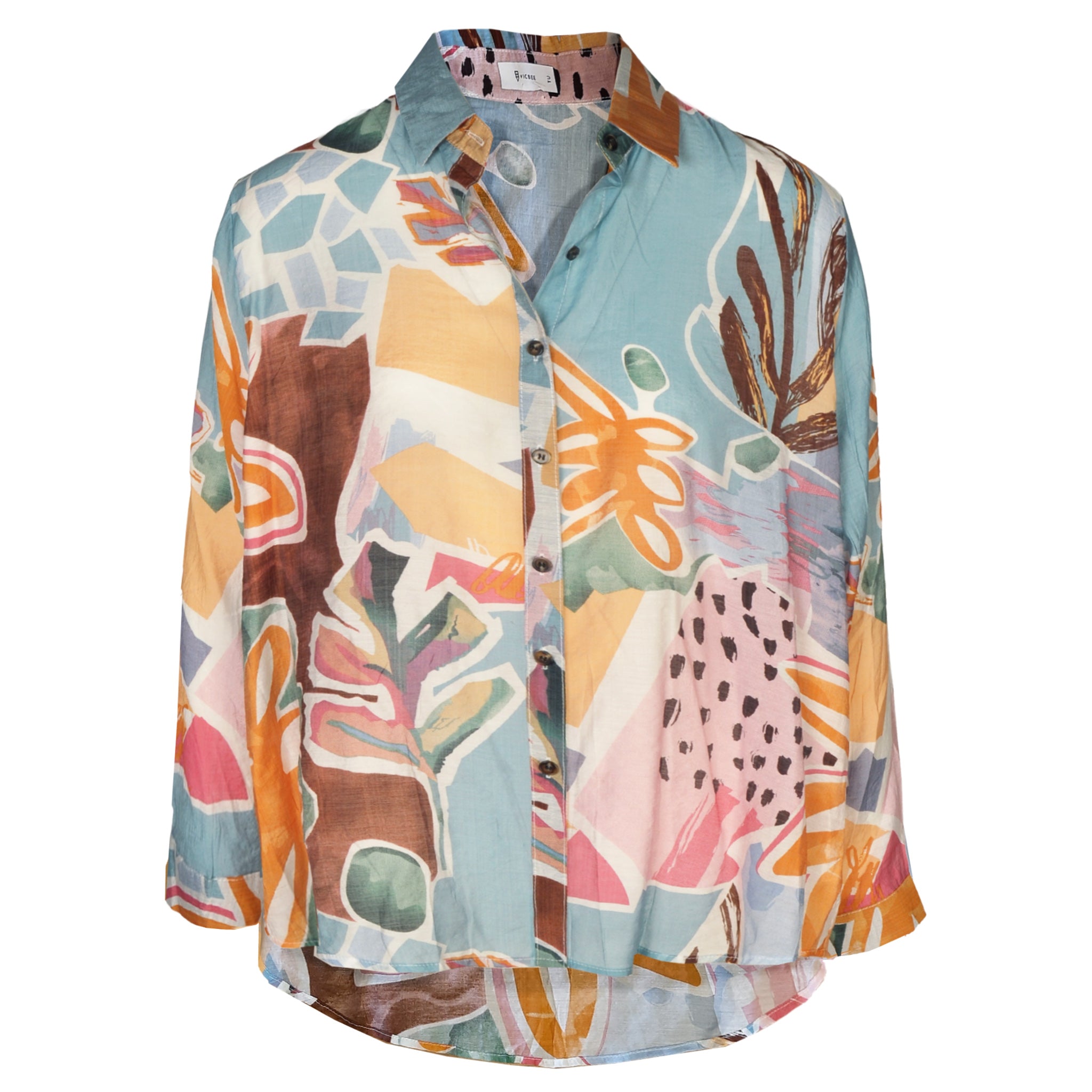 Multi print shirt