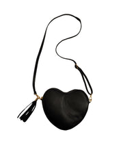 Genuine leather heart shaped bag