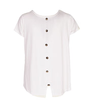 Back button detail t-shirt