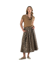 Animal print skirt