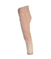 Overdyed ombre high waist pants