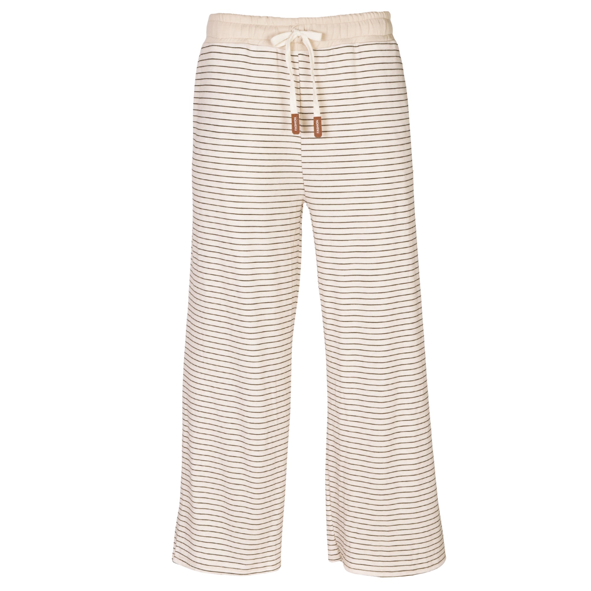 Cocoon thin stripe wide leg pants