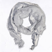 Stripe print scarf