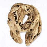 Awesome love print scarf