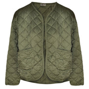 Silky quilted jacket