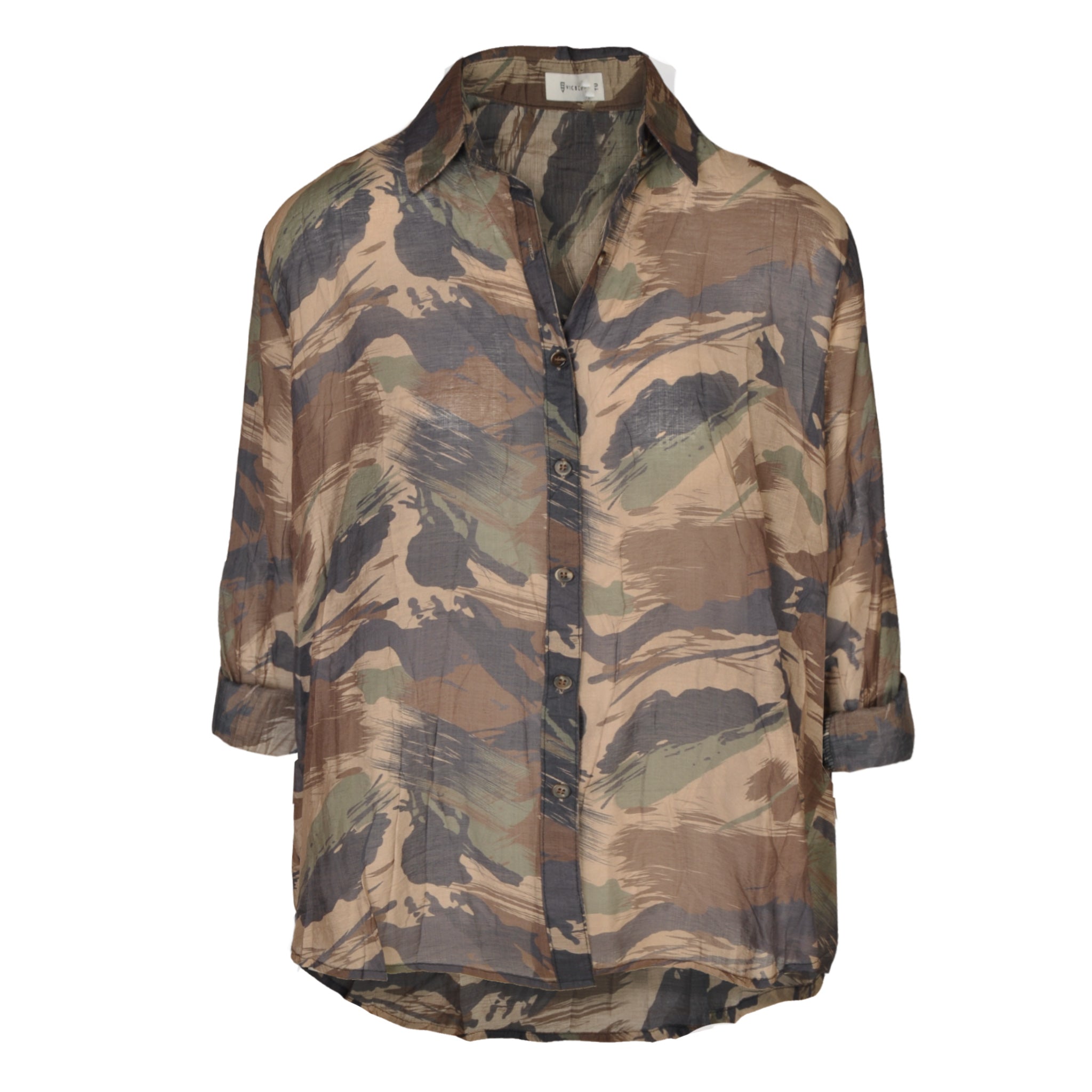 Camo print shirt