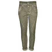 2-Textured overdyed pants