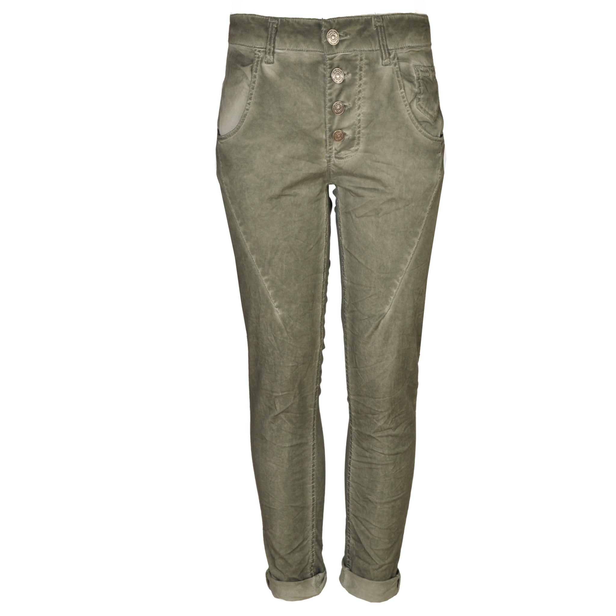 2-Textured overdyed pants