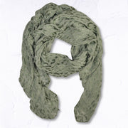 Jacquard animal scarf