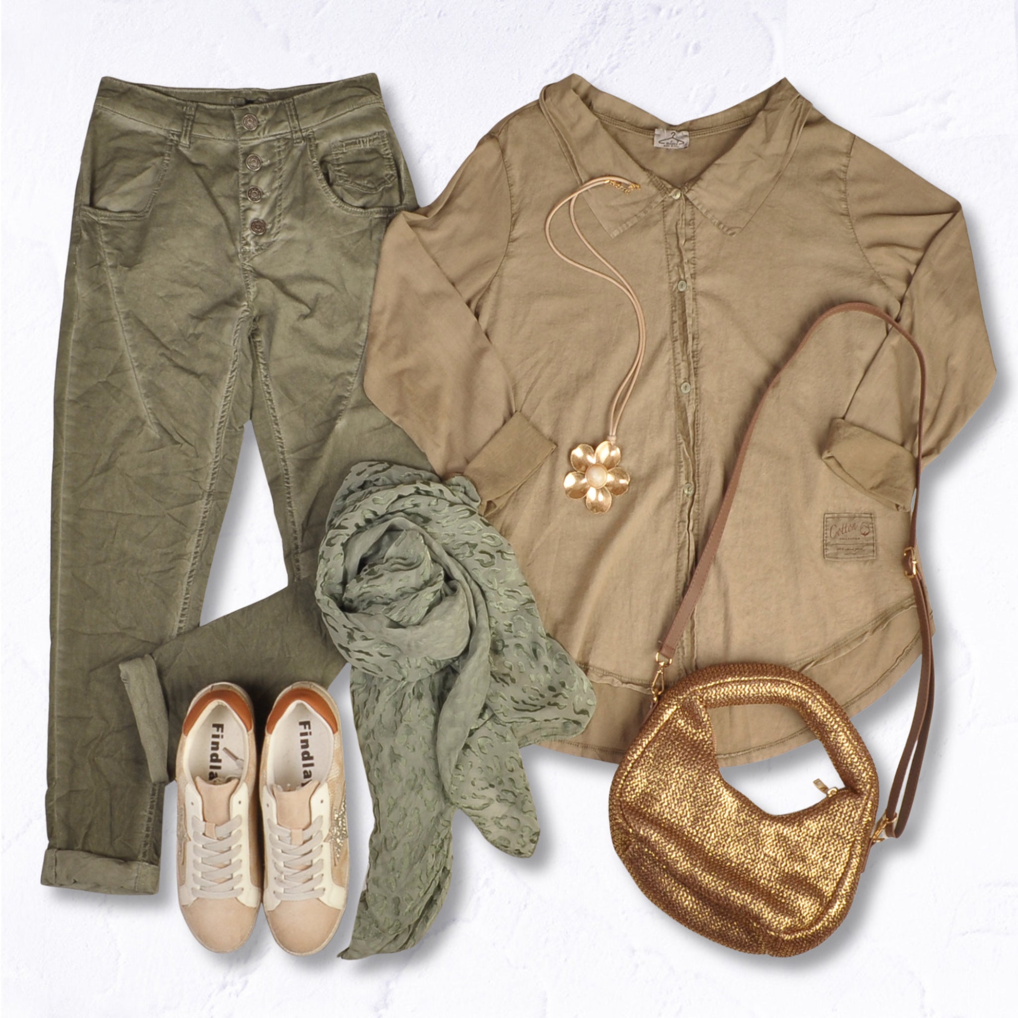 2-Textured collared overdyed shirt