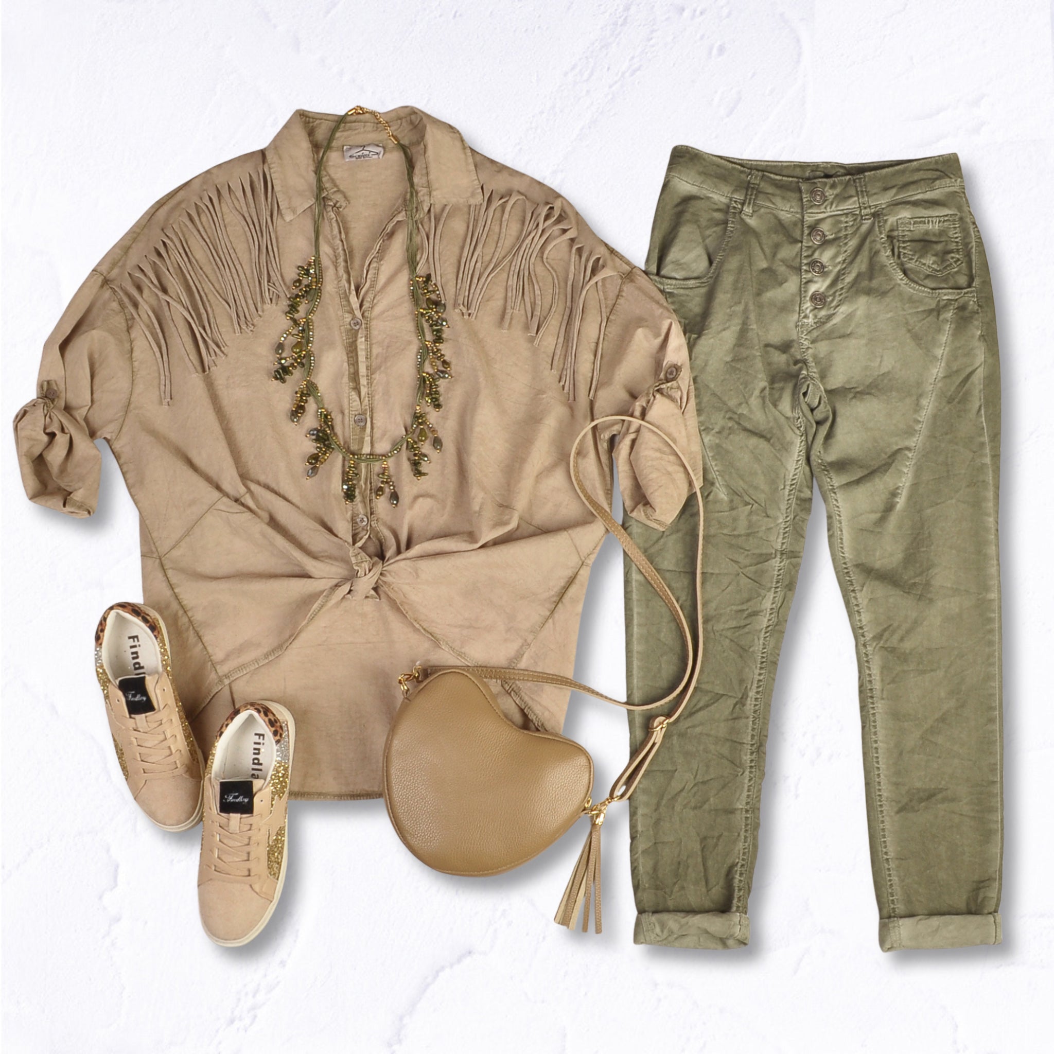 Fringe detail washed top