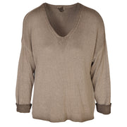 Overdyed v-neck top
