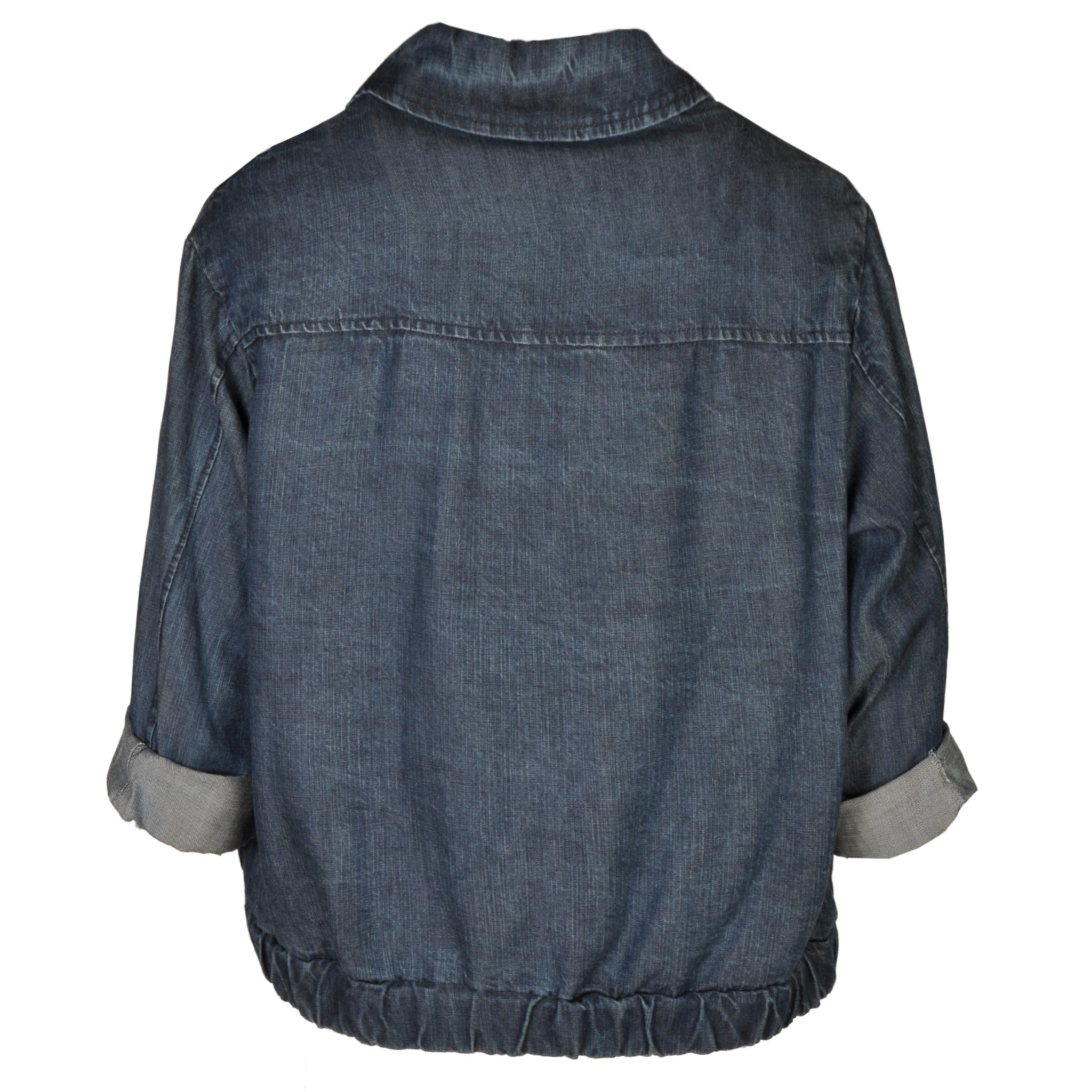 Denim bomber jacket