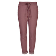 Drawstring basic pants