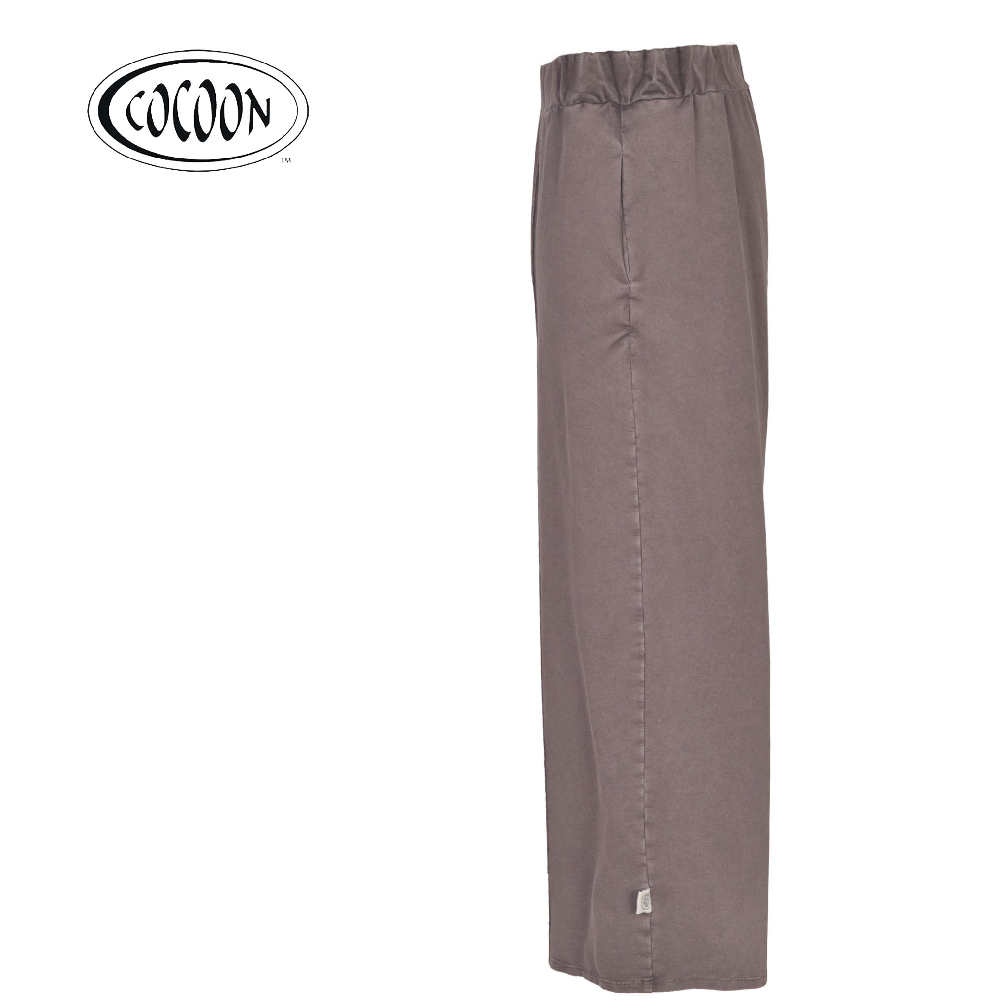 Cocoon tucked seam detail straight leg pants