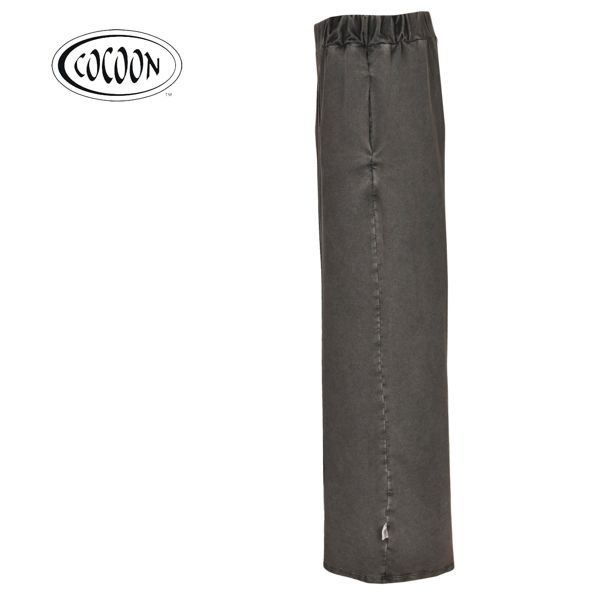 Cocoon tucked seam detail straight leg pants