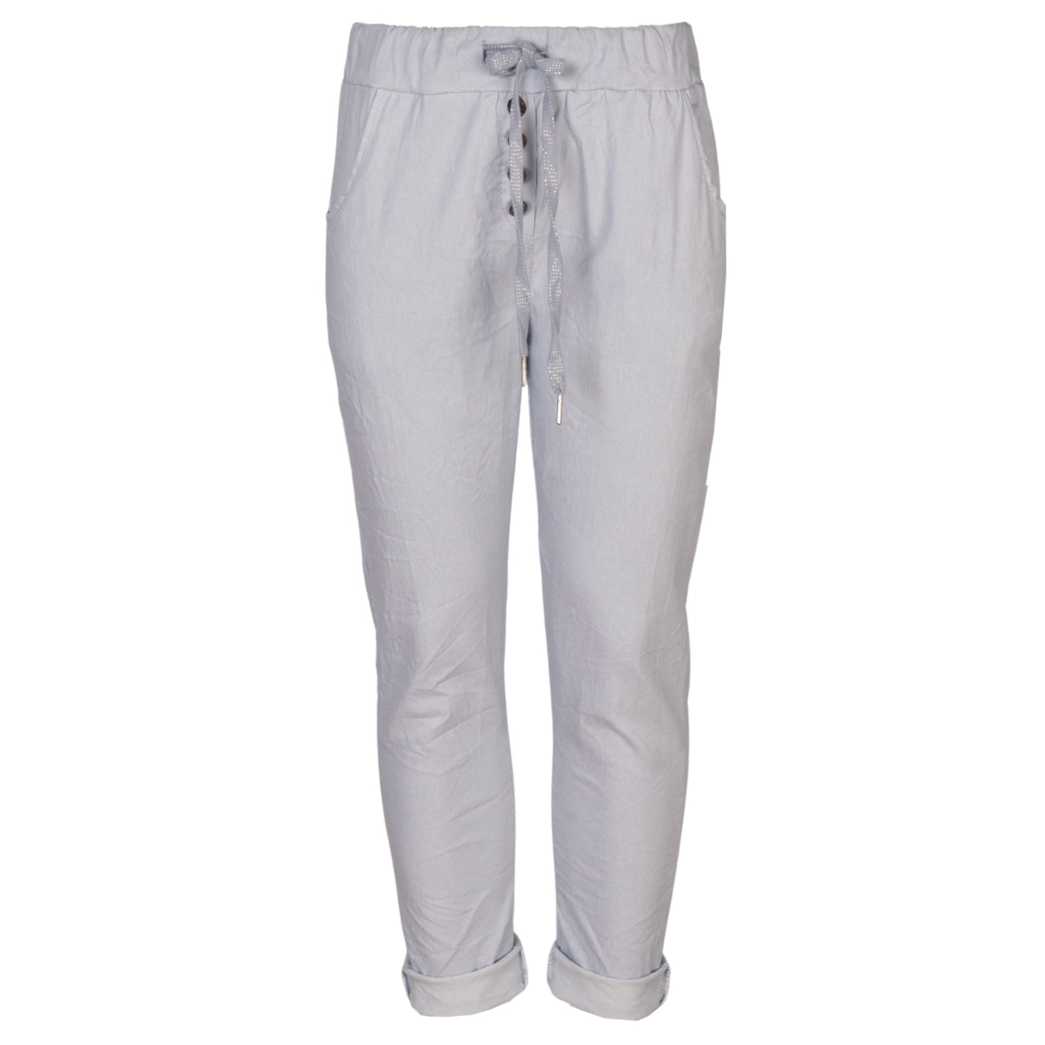 4 Button basic pants