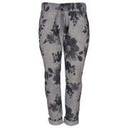 Animal floral print pants