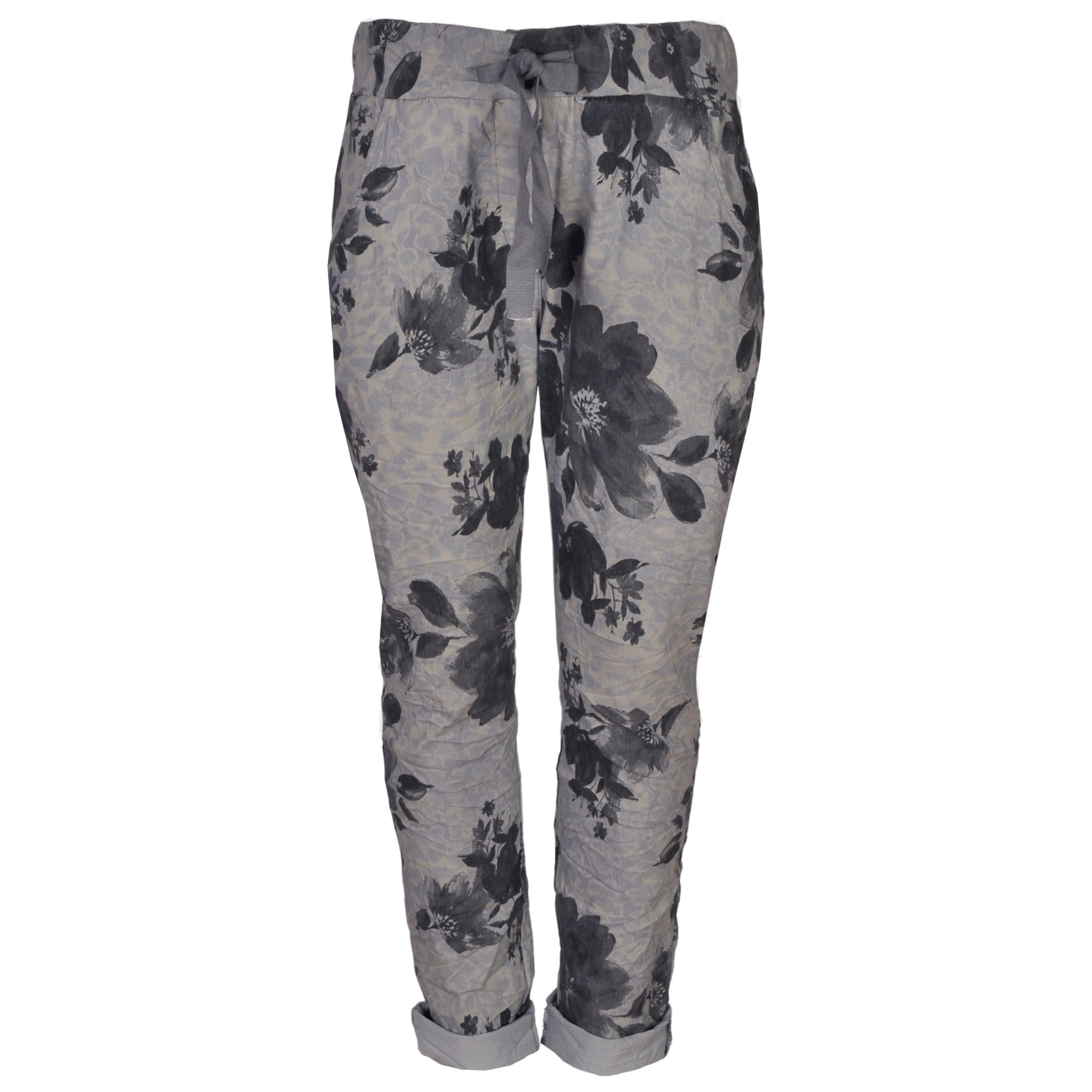 Animal floral print pants