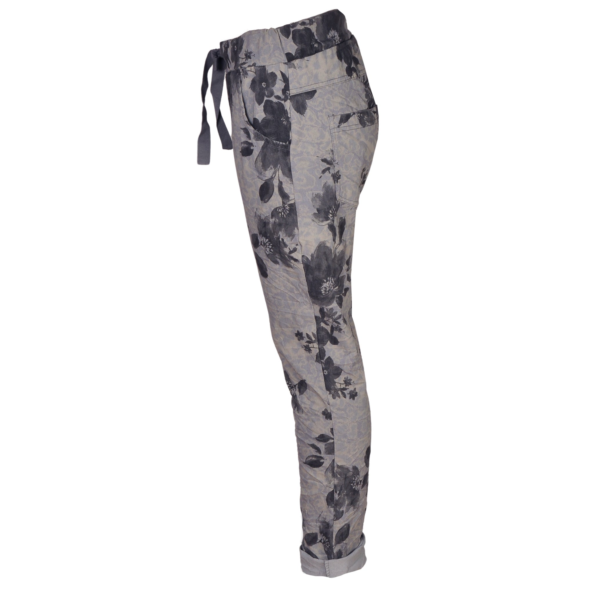 Animal floral print pants