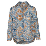 Heraldic print shirt