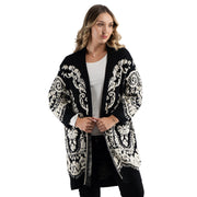 Flocked Damask coat